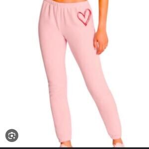 NWT Wildfox Sketchy Knox Heart Cozy Pants S